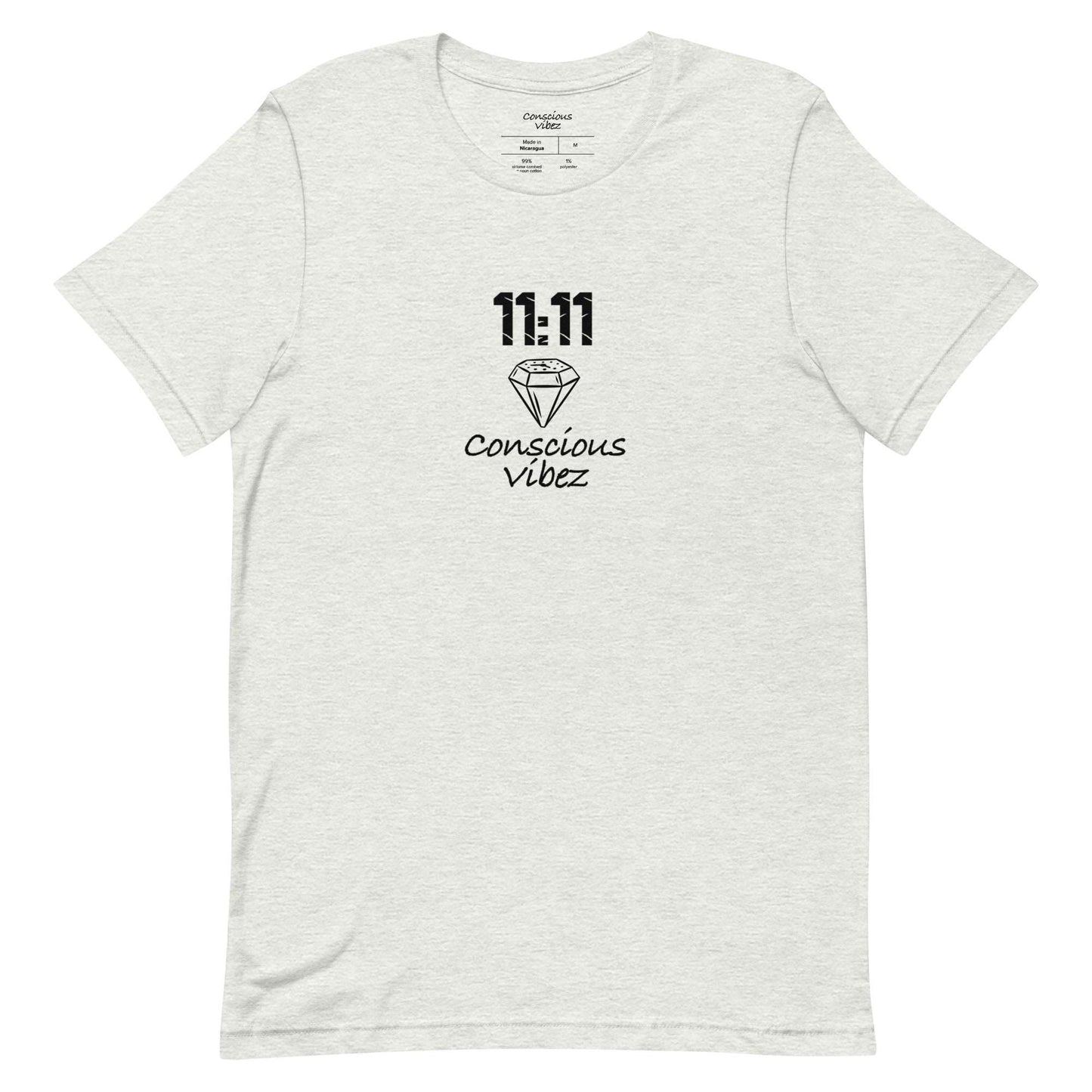 Conscious vibez 11 11 Diamond T shirt - kingeljahra