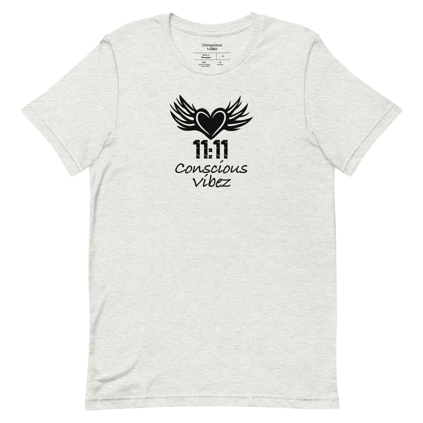 Conscious vibez winged heart T shirt - kingeljahra