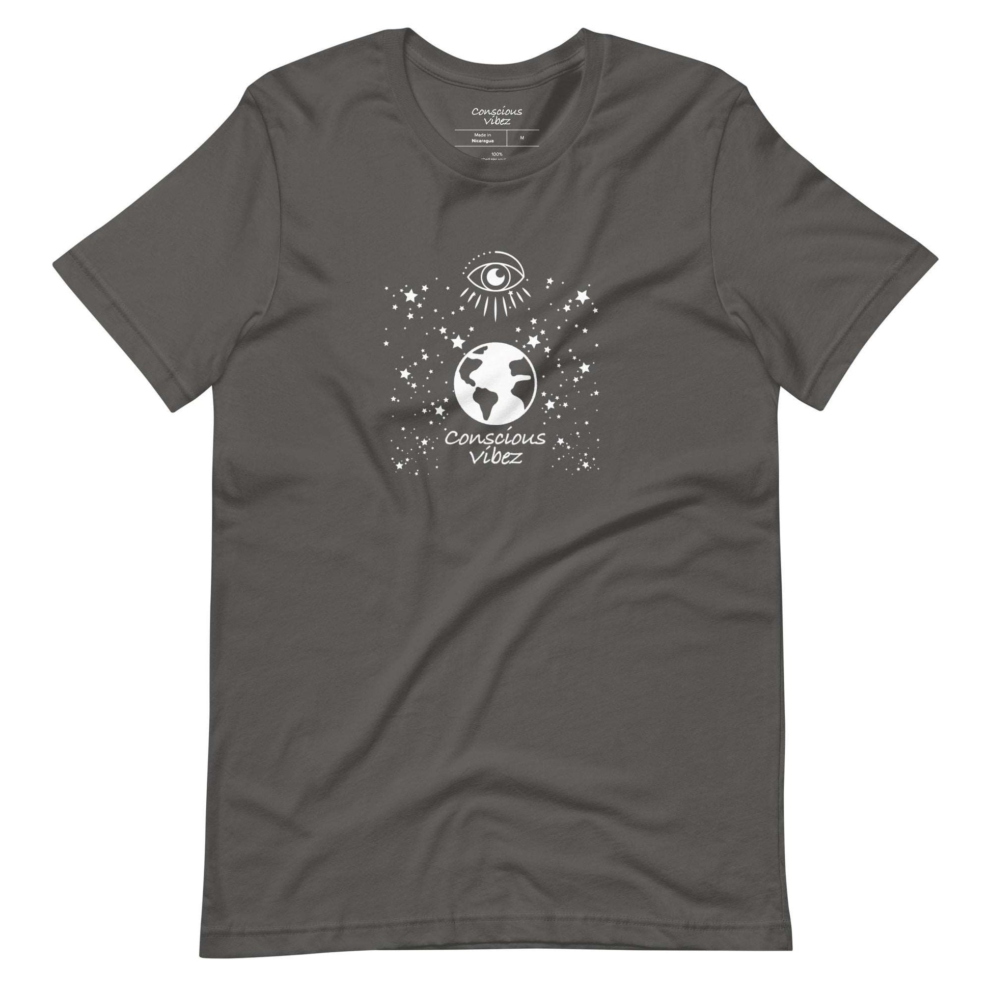 Conscious vibez Eye on the world T shirt - kingeljahra