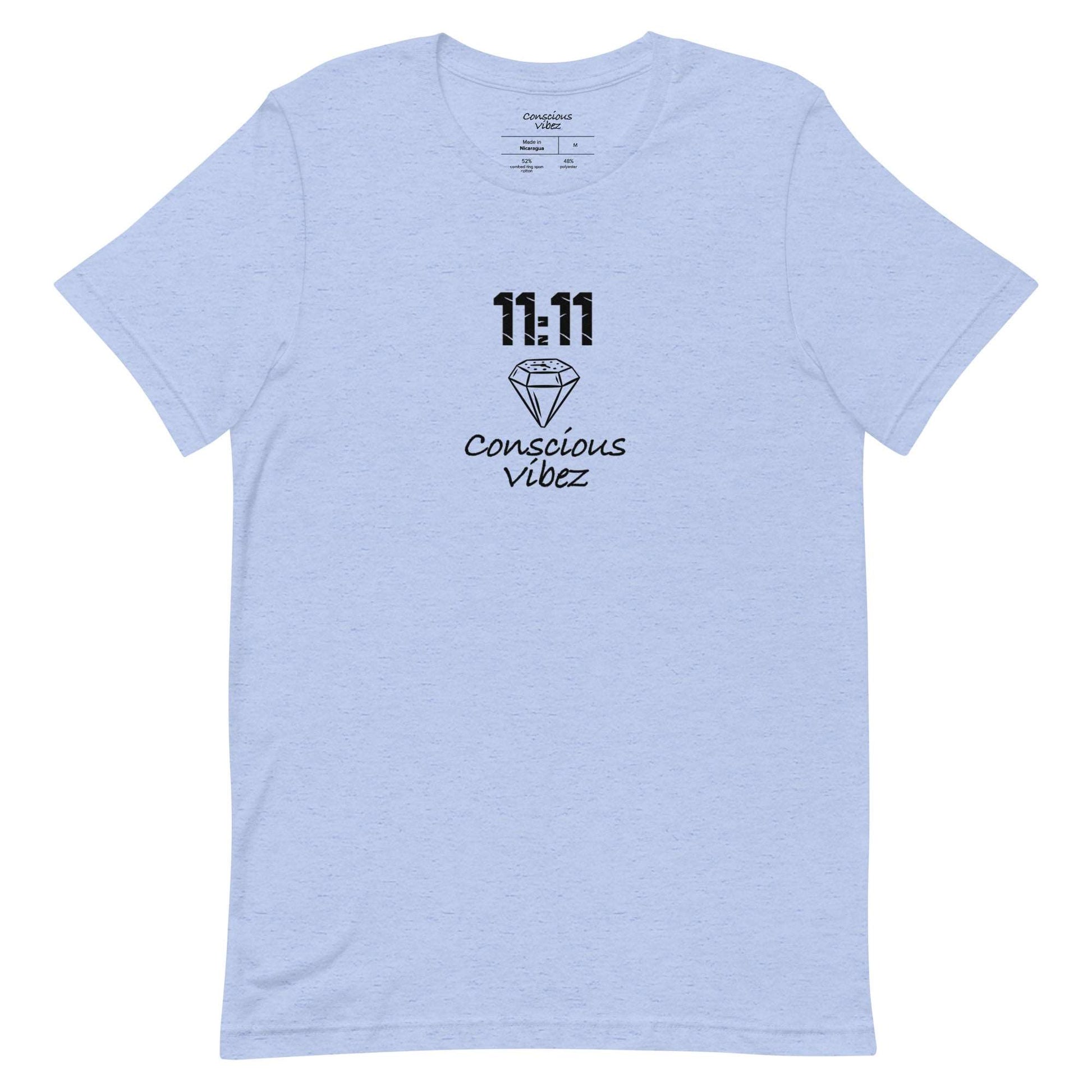 Conscious vibez 11 11 Diamond T shirt - kingeljahra