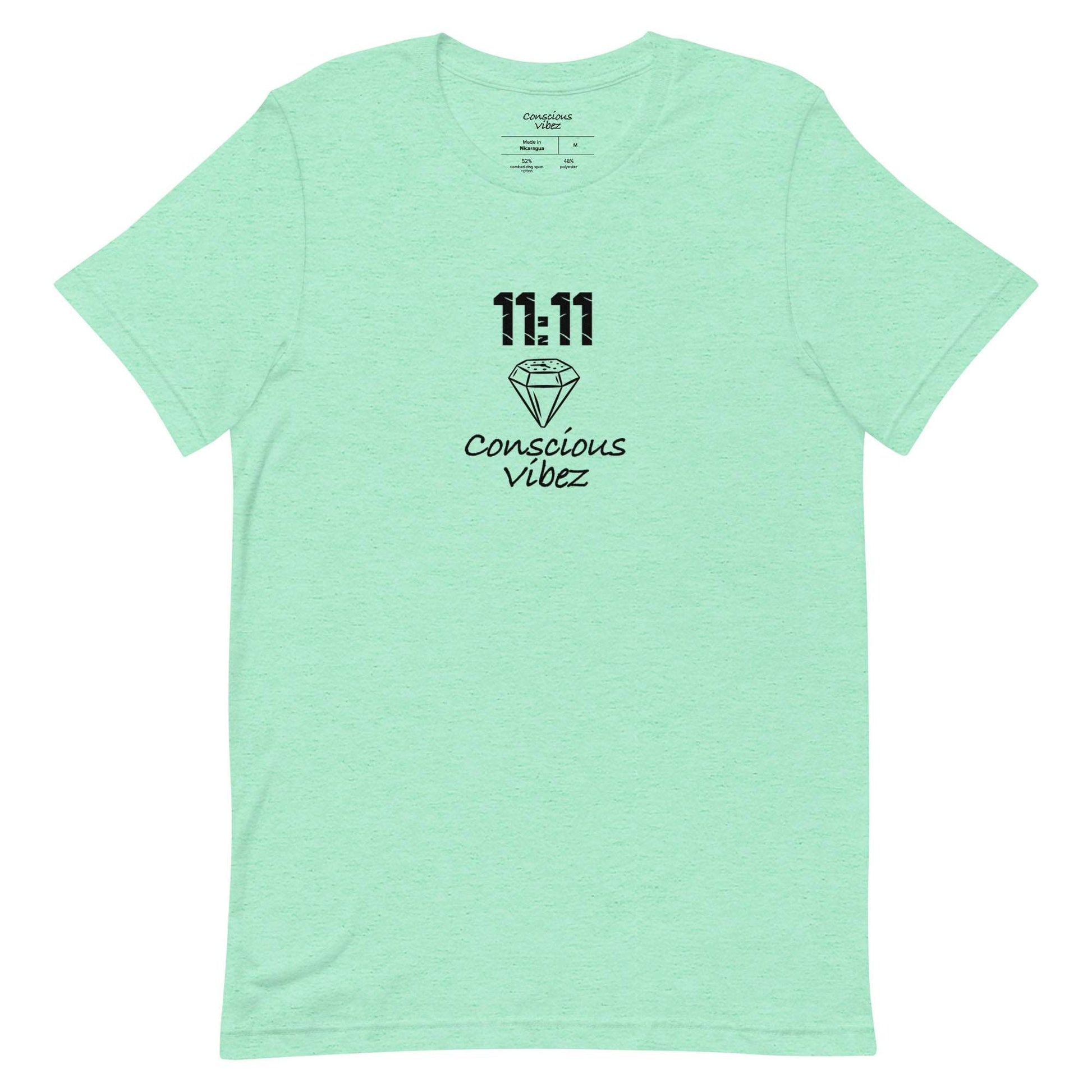 Conscious vibez 11 11 Diamond T shirt - kingeljahra