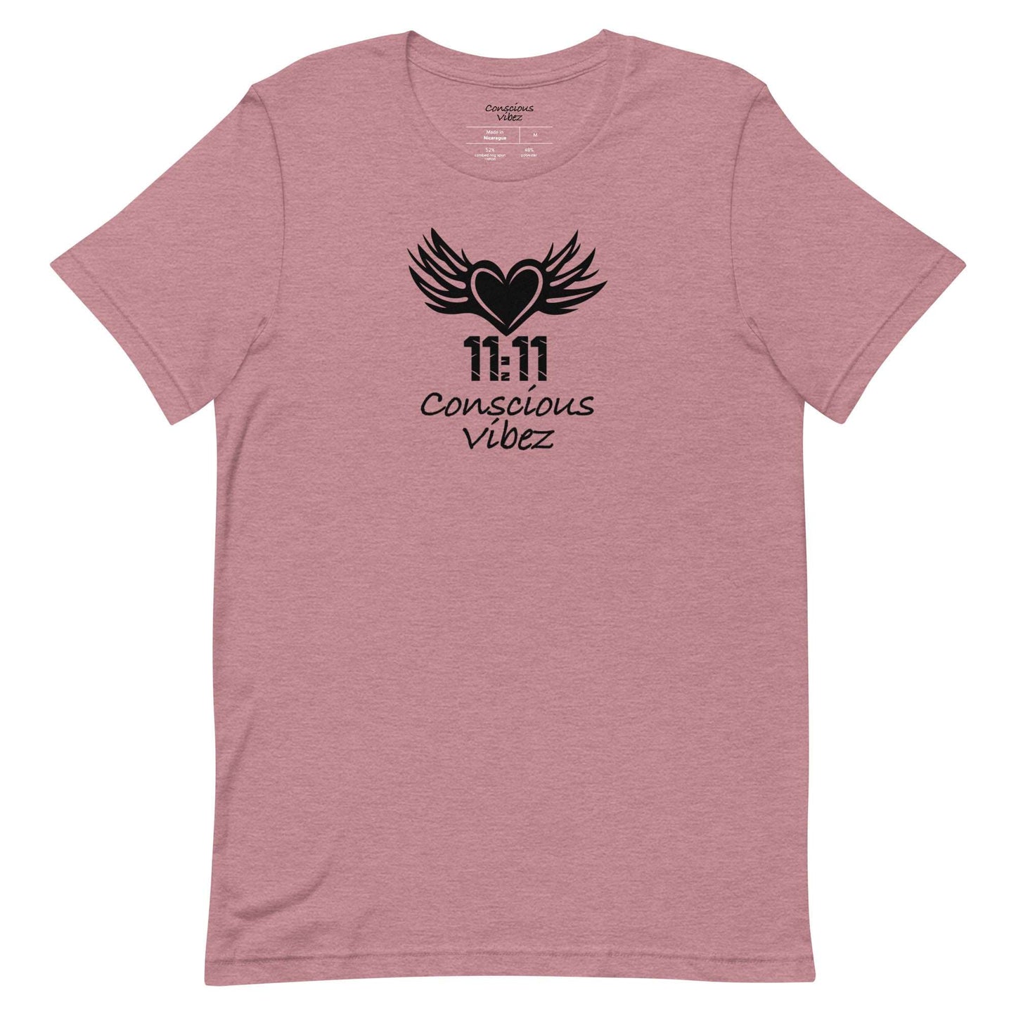 Conscious vibez winged heart T shirt - kingeljahra