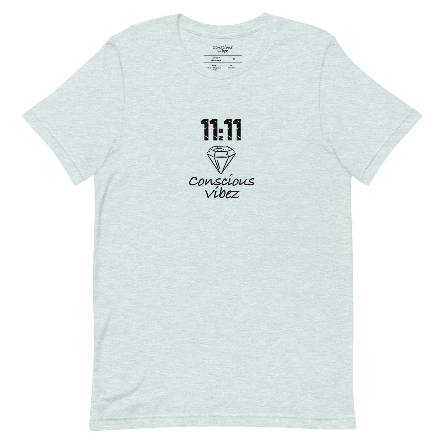 Conscious vibez 11 11 Diamond T shirt - kingeljahra