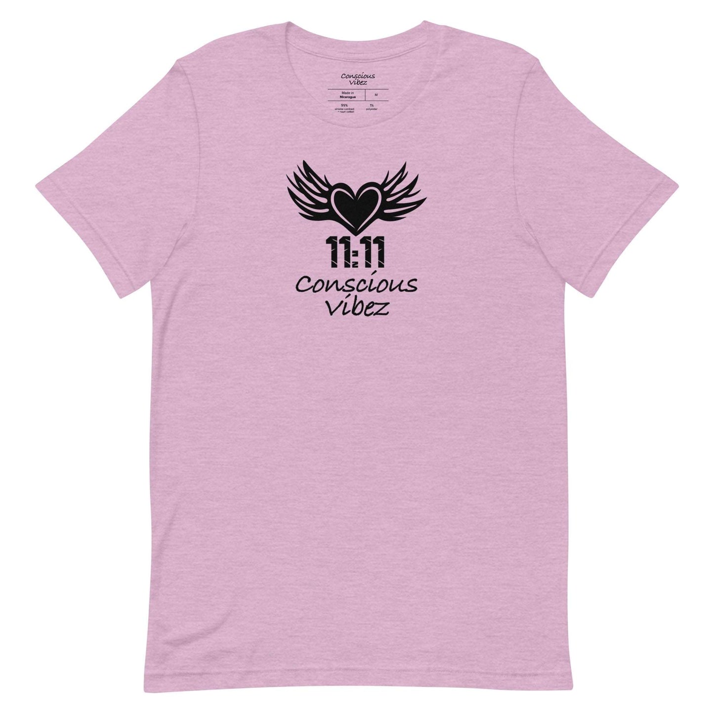 Conscious vibez winged heart T shirt - kingeljahra