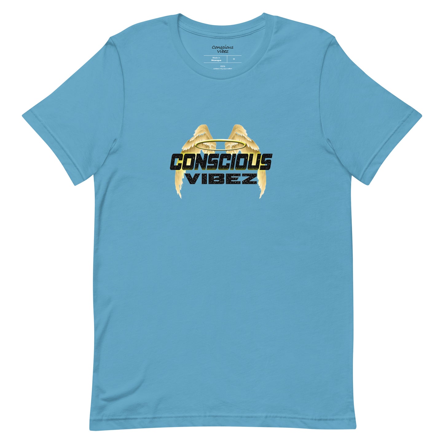 Conscious vibez wings and  halo T shirt - kingeljahra