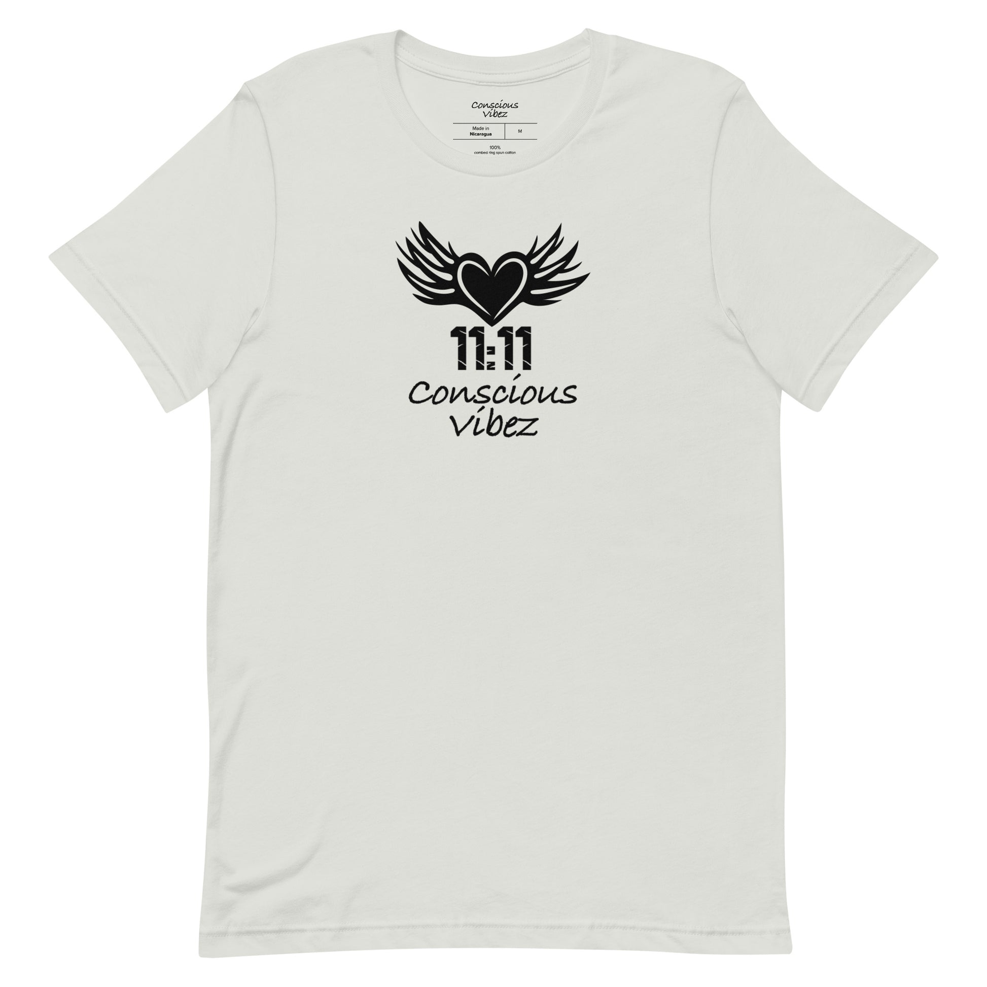 Conscious vibez winged heart T shirt - kingeljahra