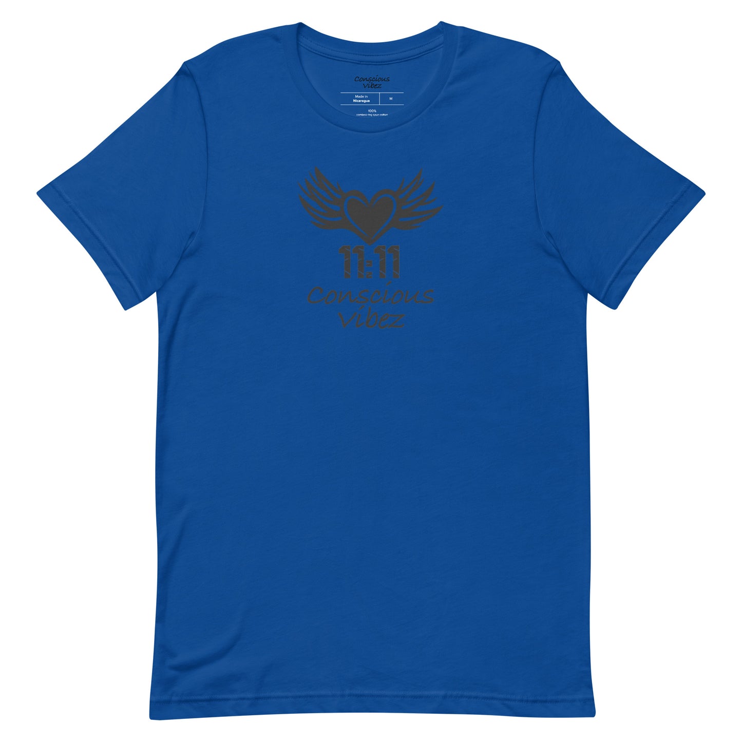 Conscious vibez winged heart T shirt - kingeljahra