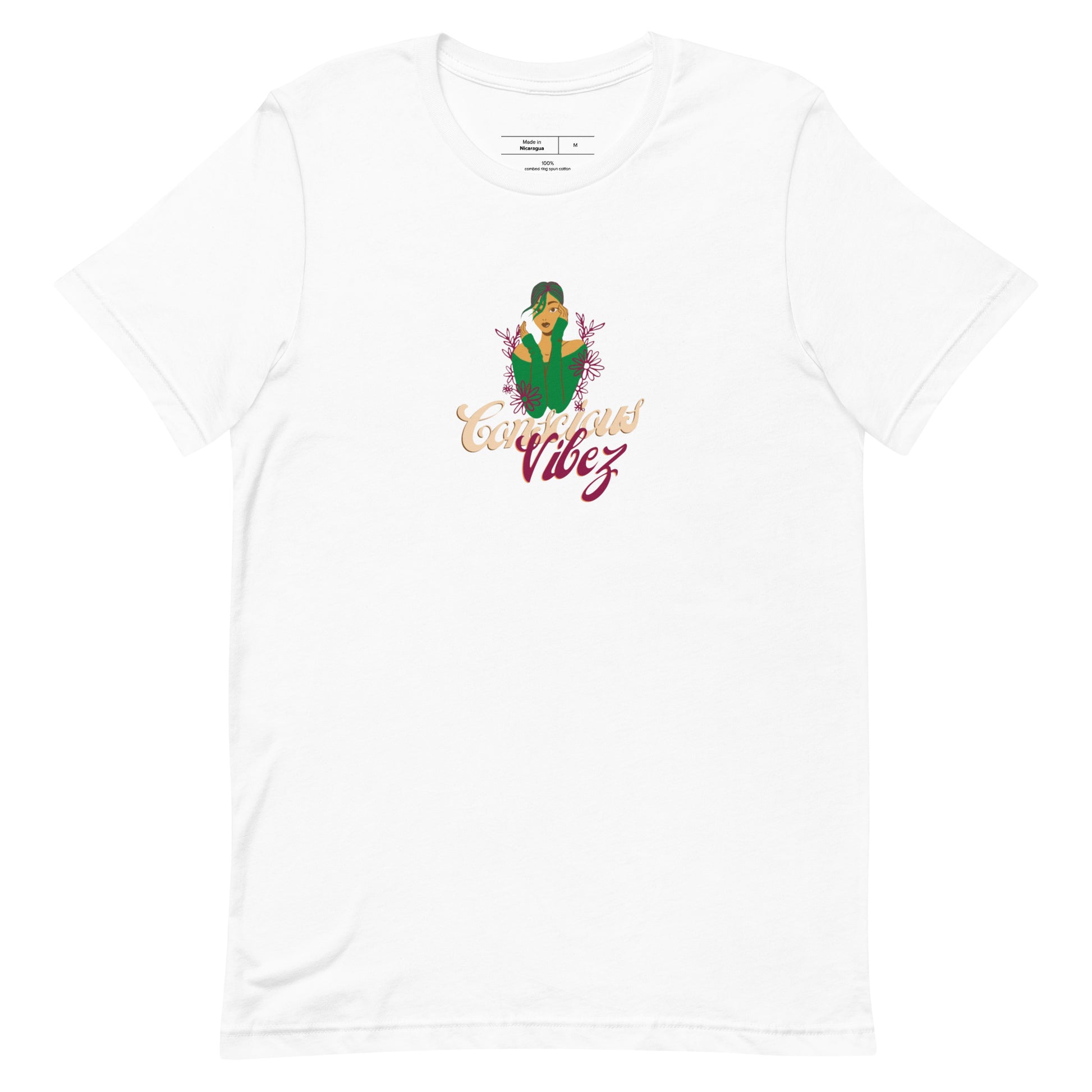 Conscious vibez Girly vibez T shirt - kingeljahra