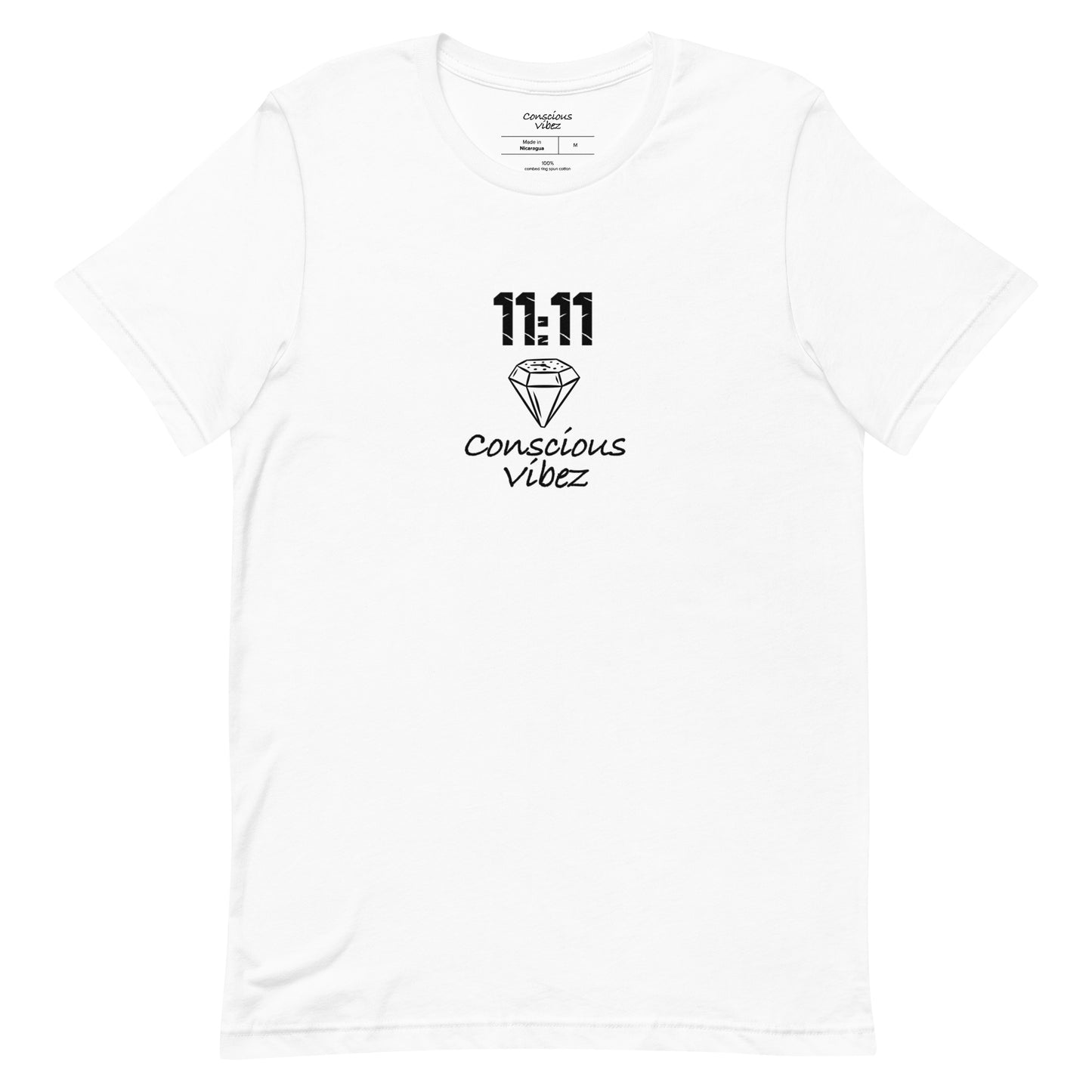 Conscious vibez 11 11 Diamond T shirt - kingeljahra