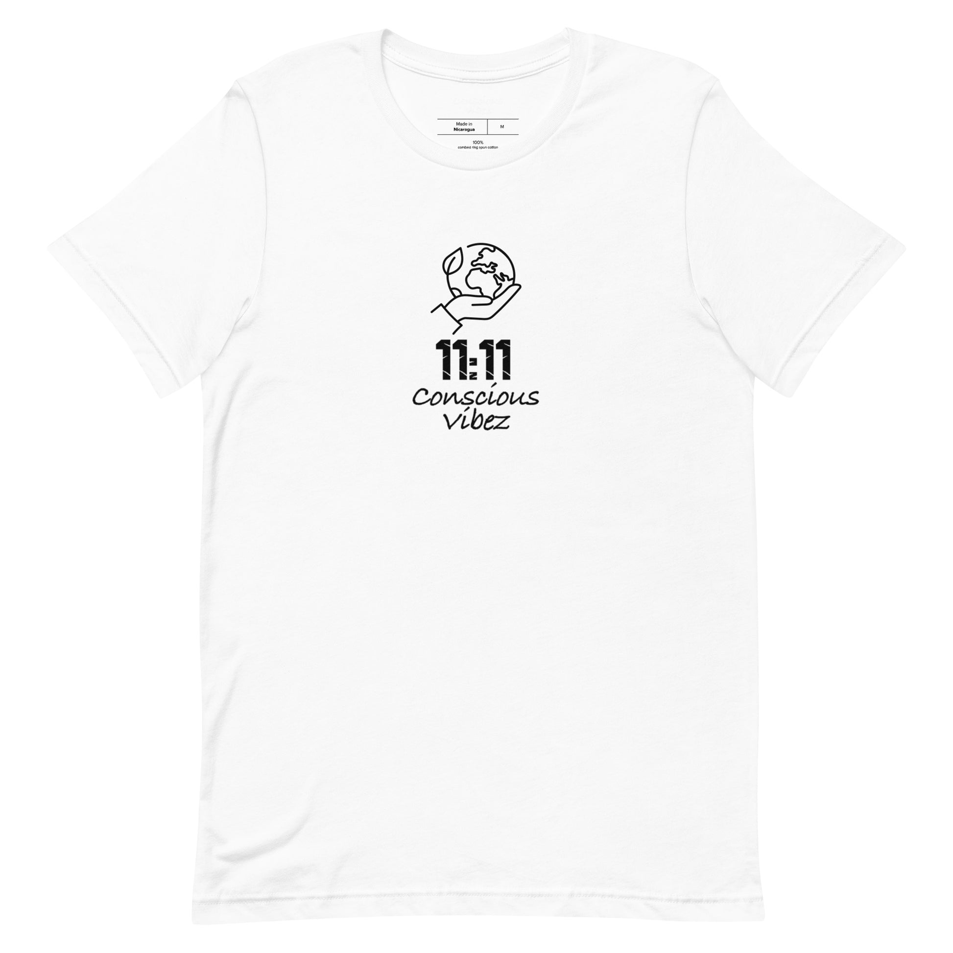 Conscious vibez world in your hand T shirt - kingeljahra